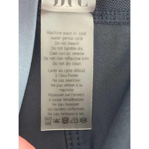 Bandier DLC Sports Bra Size M Rival Navy Dusk‎ Blue Lightly Padded XS - Picture 9 of 10